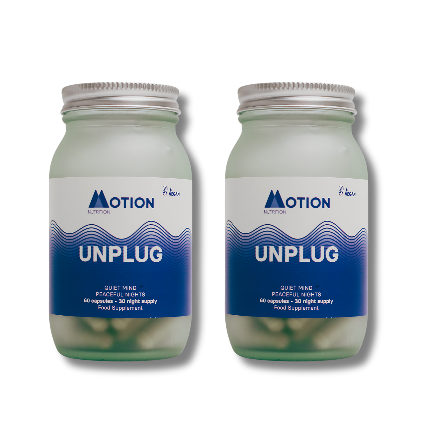 2 jars of motion nutrition unplug