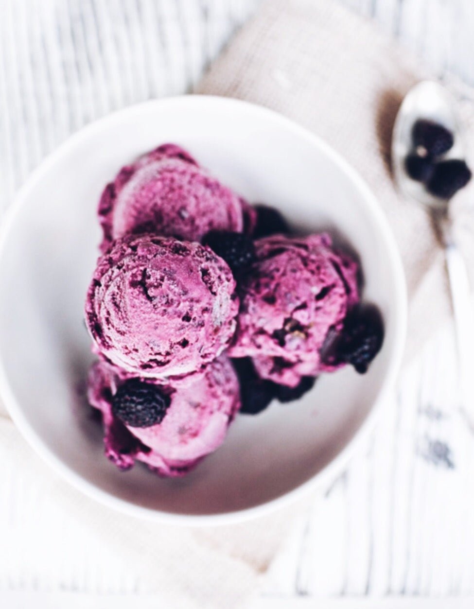 Summer Health Snacks: Guilt Free Protein Ice Cream recipe by Amber Maslen | Motion Nutrition